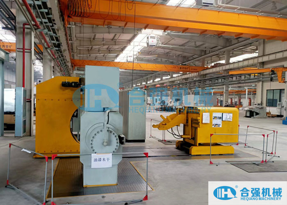 Railway Automatic Wheelset Press Siemens PLC Control Fully Automatic With Rotary Trolley
