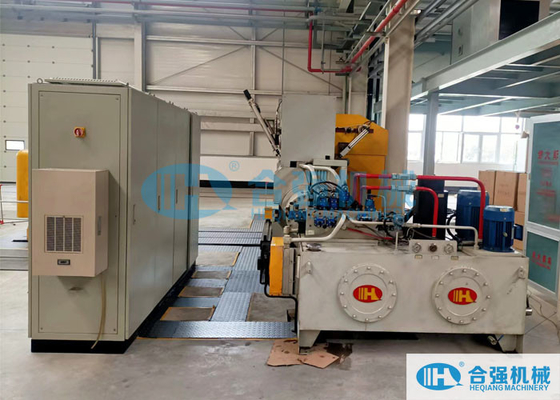 Railway Automatic Wheelset Press Siemens PLC Control Fully Automatic With Rotary Trolley