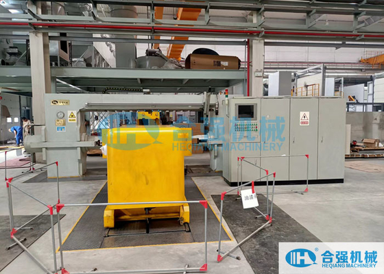 Railway Automatic Wheelset Press Siemens PLC Control Fully Automatic With Rotary Trolley