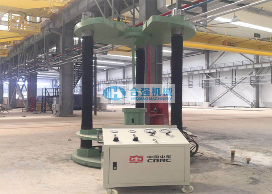 Locomotive 100T Wheelset Gear Assembly Press 3 Screw Pillar