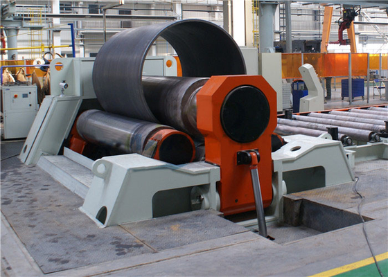 Digital 4 Roll Plate Bending Machine , Sheet Bending Roller Machine