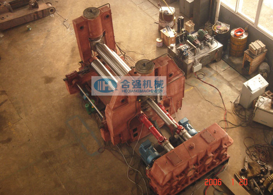 Three Roller Level Down Type Plate Roll Bending Machine With Pre Bending