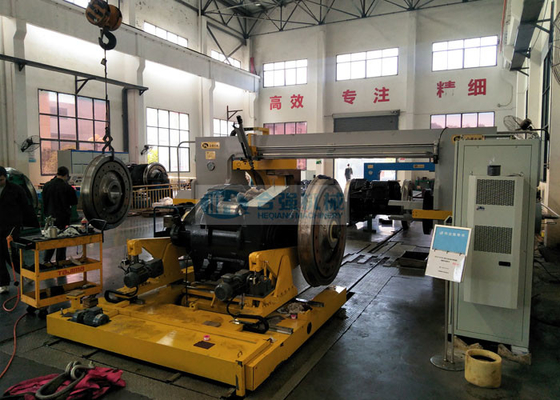 350 Ton Horizontal CNC Wheel Press Oil Injection Mounting