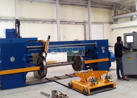 Horizontal 2600mm Wheelset Press , 450 Ton Railway Wheel Press