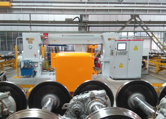 Double Cylinder Wheelset Demount Press With Electric Hoist