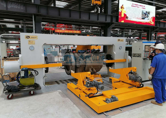 Railway Workshop 3000kN Wheelset Dismount Press Φ1250mm Wheels