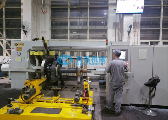Railway PLC 30kW CNC Wheelset Press 3150kN Wheel Press Machine
