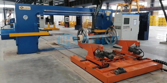 Hydraulic Locomotive Wheelset Press 350 Tons Double Head Cylinders