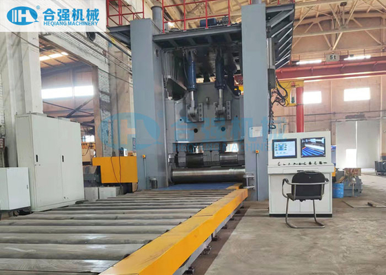 Yüksek Mukavemetli Plakalar İçin 9 Rulo CNC Doğrultma Makinesi Dijital Ekran PLC Kontrolü